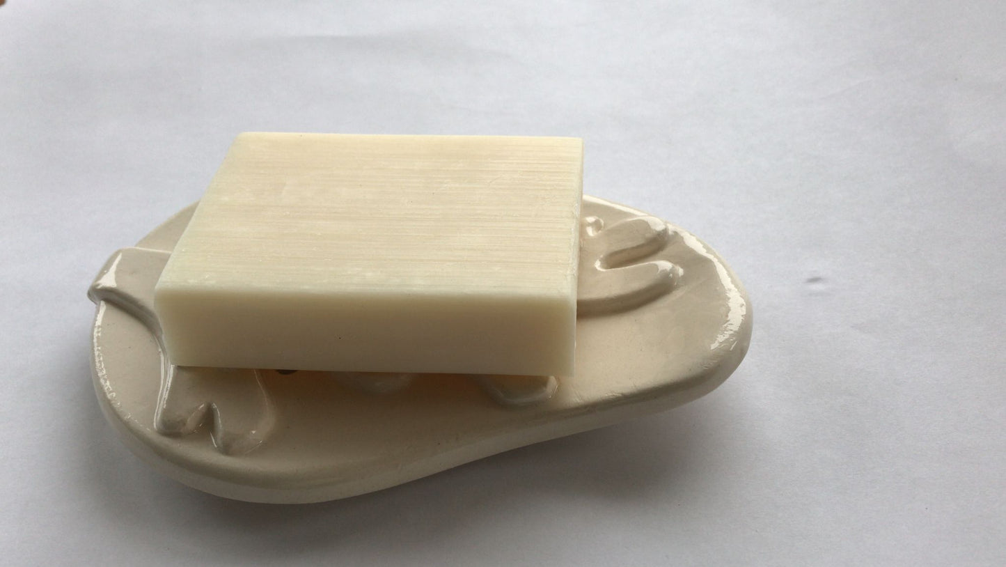 Ceramic Shampoo Bar Holder - Creamy White